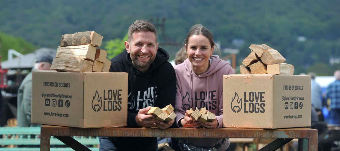 Heather and Paul from Love Logs