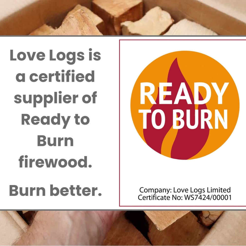 
                      
                        Love Logs Ready to Burn Firewood Certification
                      
                    