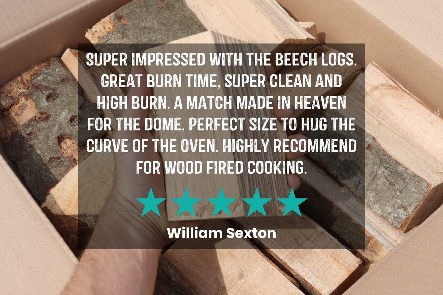 Customer review of Love Logs Gozney Dome Logs