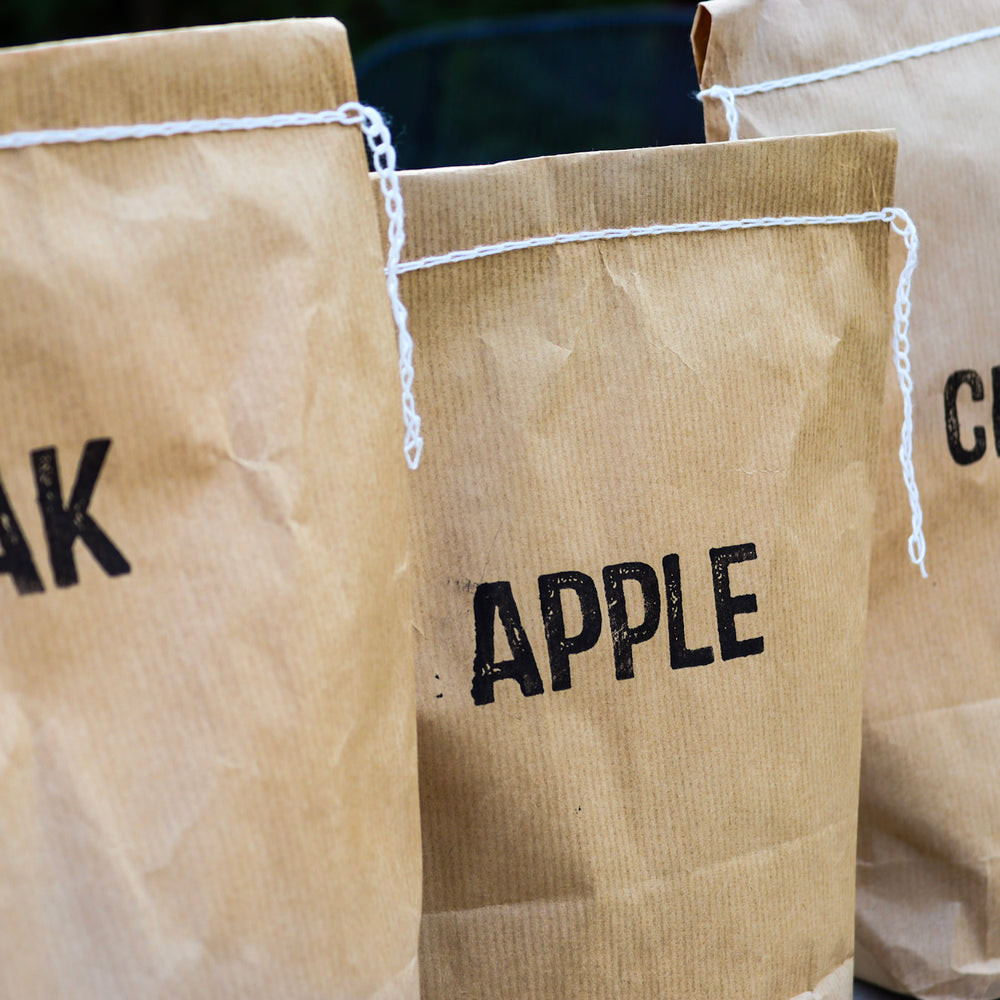 Love Logs Smoking Wood Chips Variety Pack in paper bags