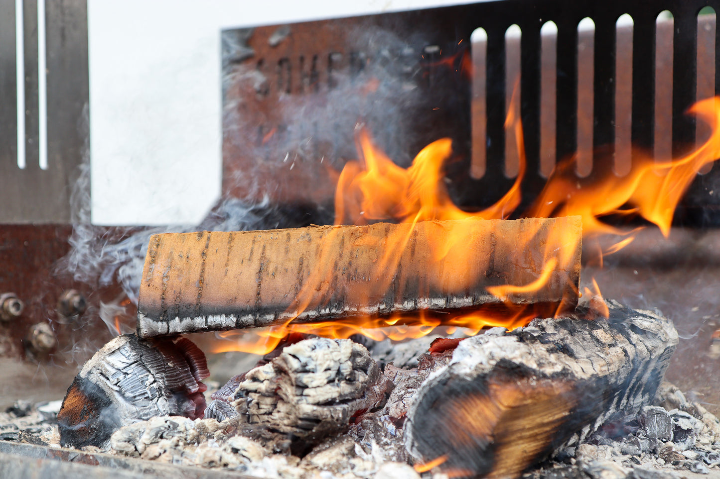 Love Logs Cherry Log on a Bed of Embers
