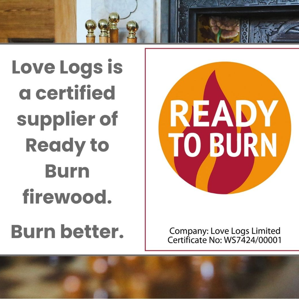 Love Logs Ready to Burn Firewood Certification