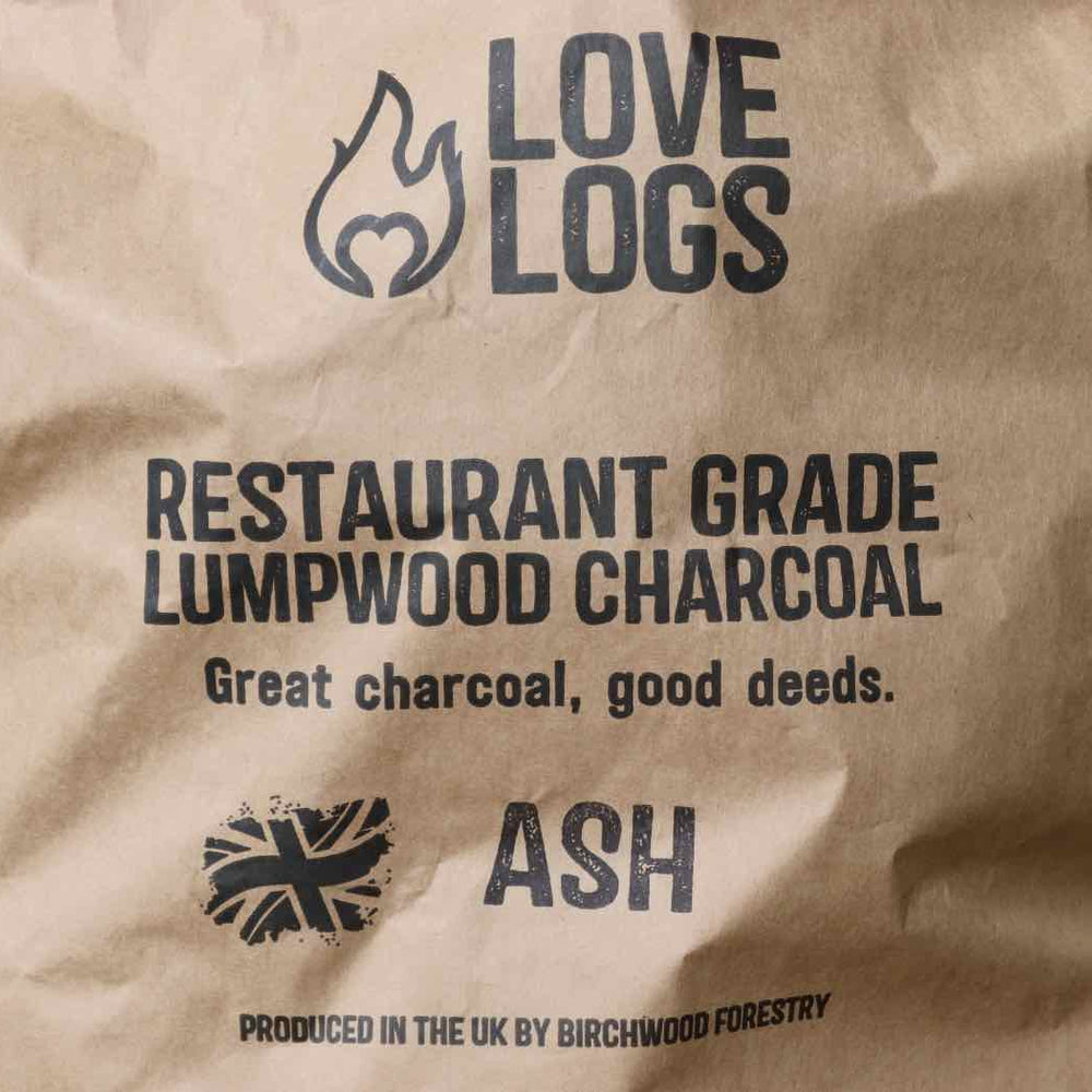 Love Logs Sustainable British Ash Charcoal Bag