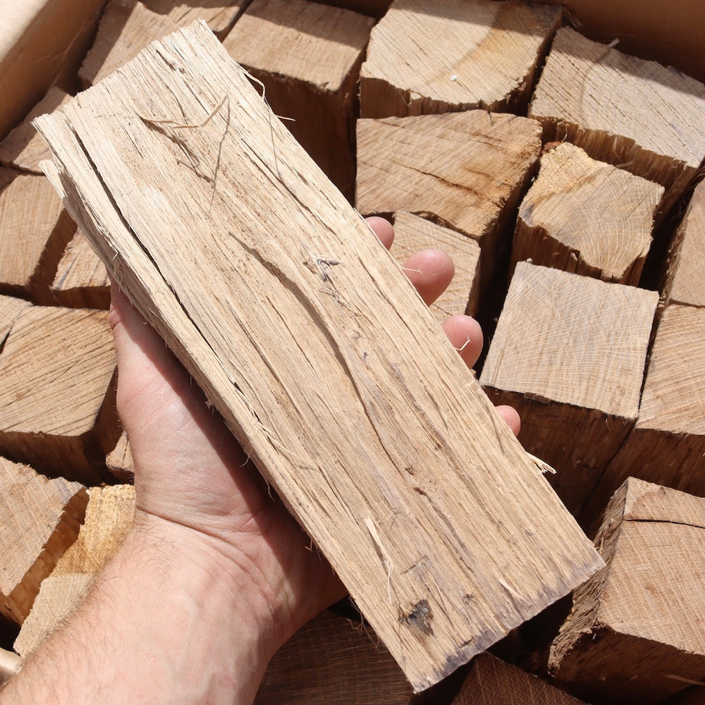 Kiln Dried British Oak Log In Hand