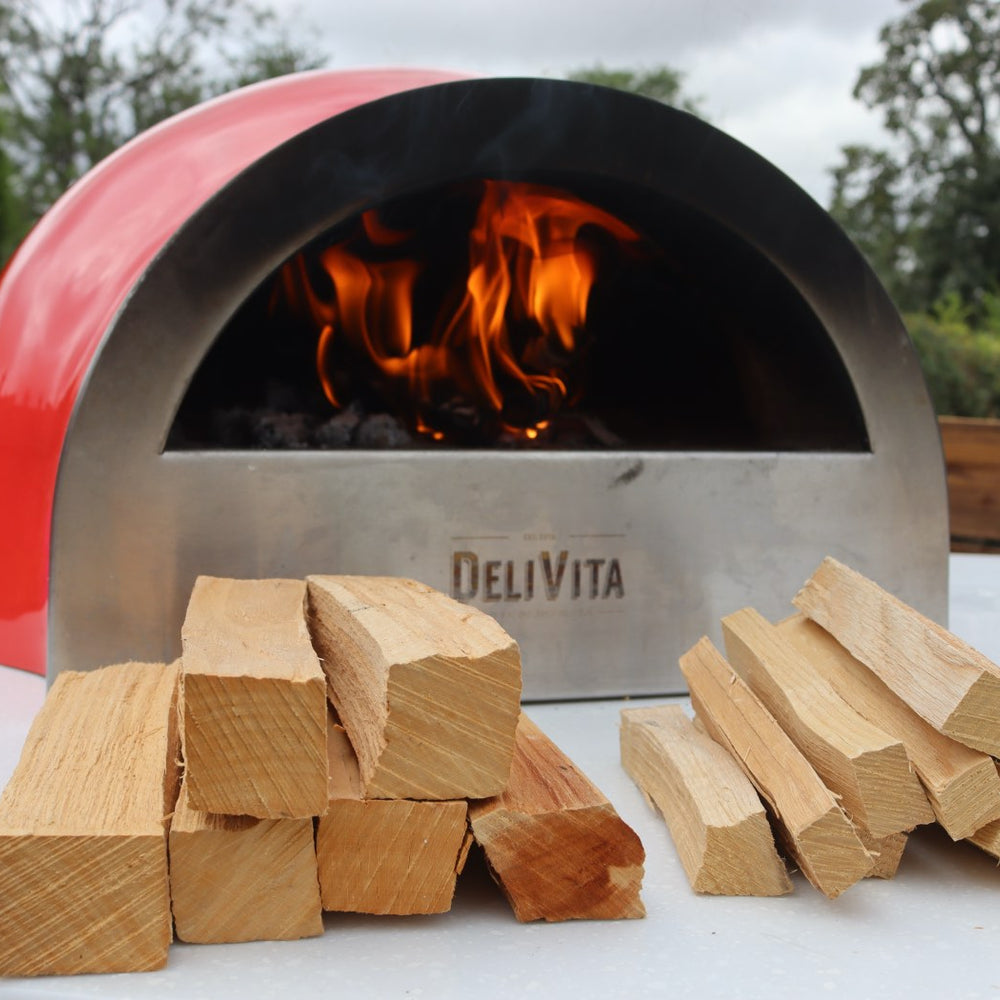 Love Logs Delivita Fuel Kit Showing Wood for your Delivita Pizza Oven