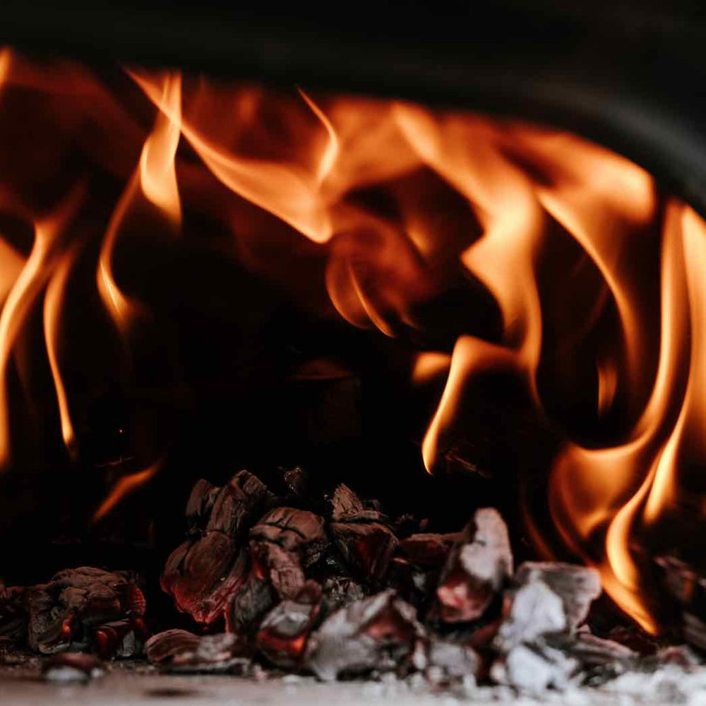 Love Logs' Gozney Dome Logs on Fire in the Gozney Dome