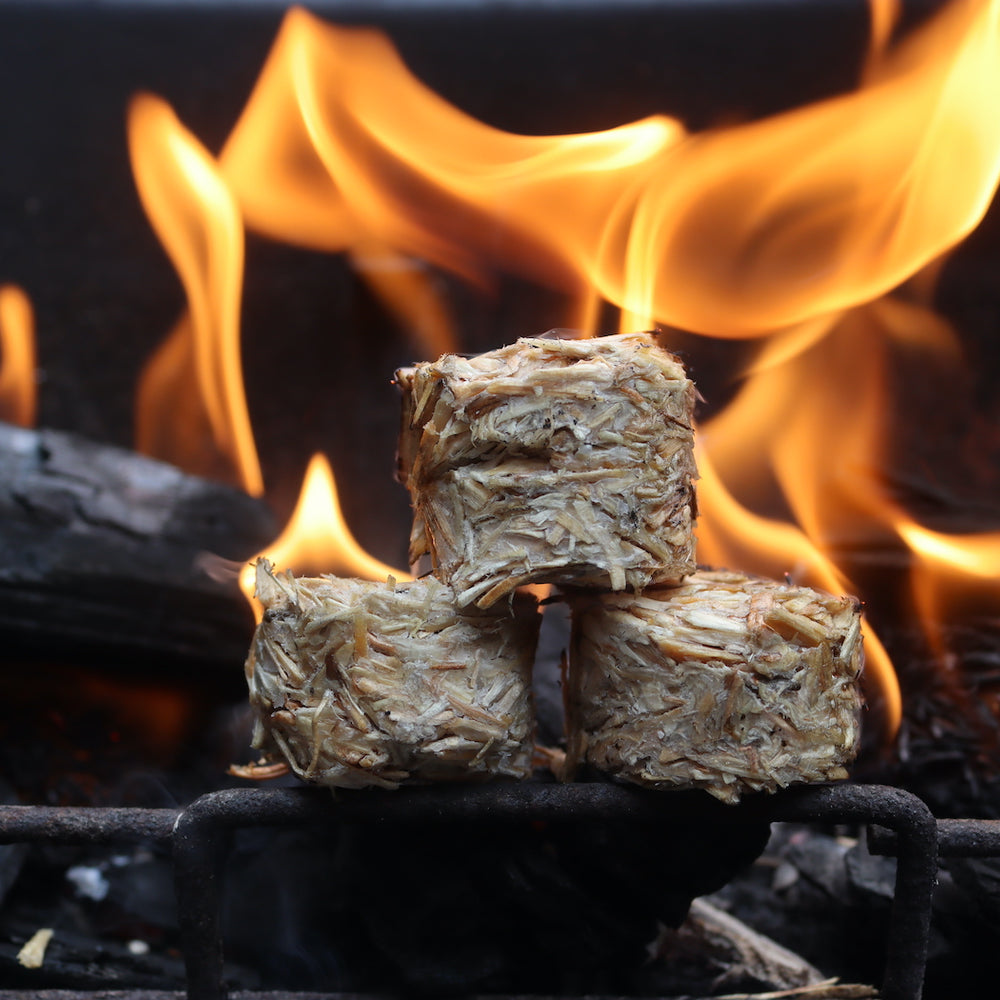 Love Logs Natural Firelighters for Fire Pit Manufactured in the UK